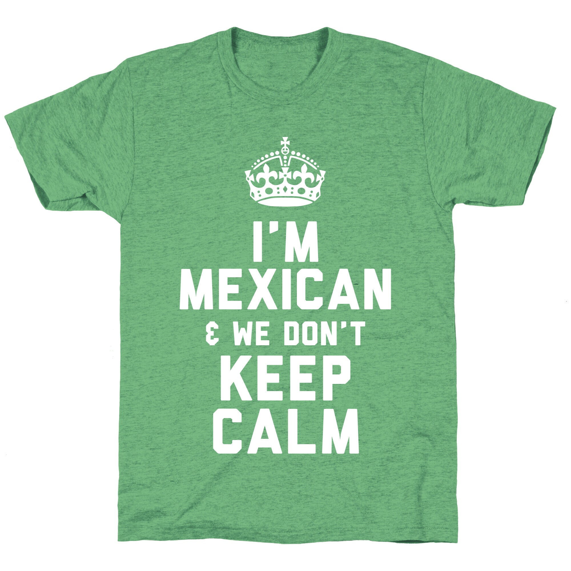I'm A Mexican and We Don't Keep Calm Unisex Triblend Tee